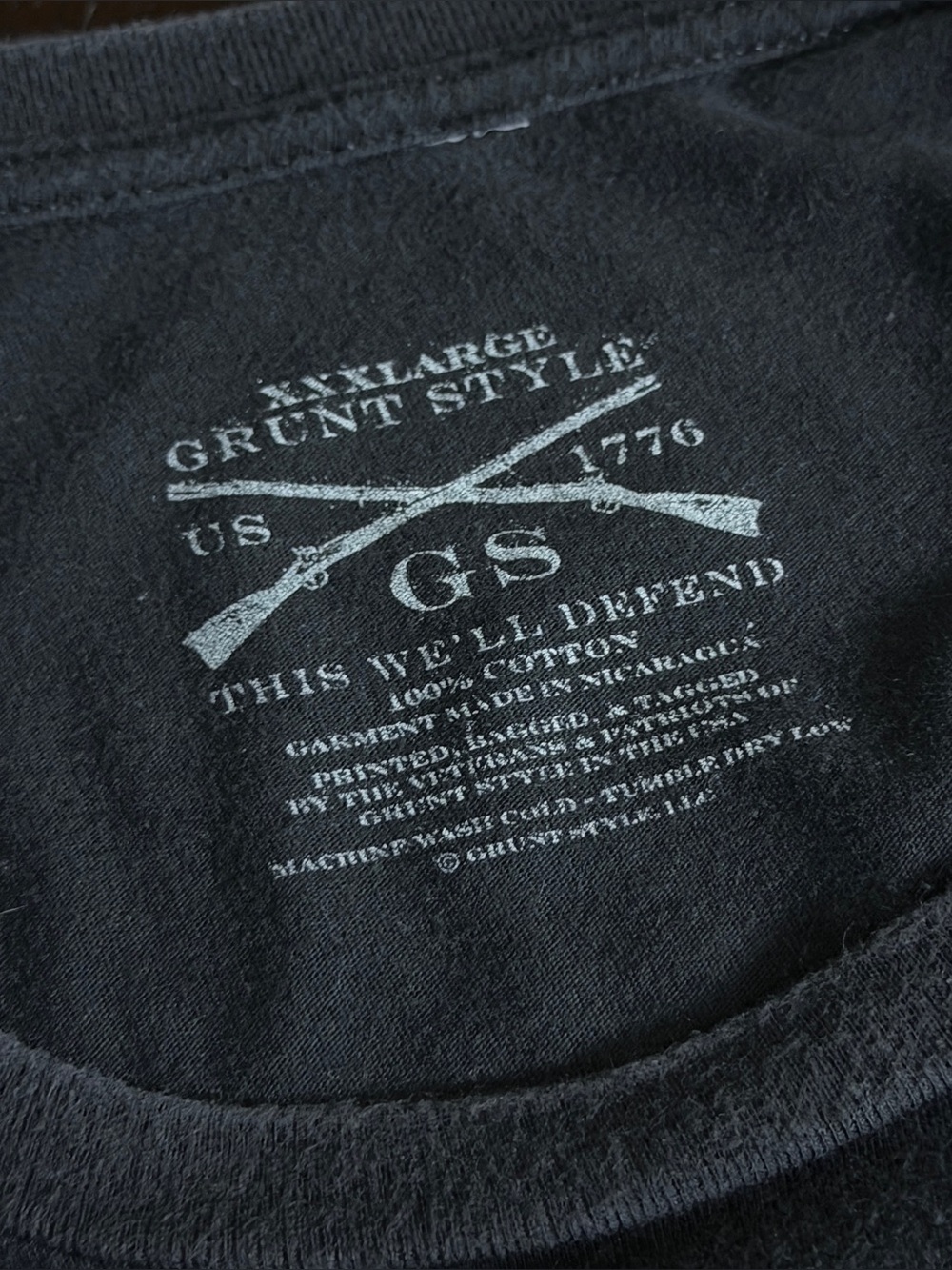 Grunt Style 3XL Black Gas Pump Short Sleeve Tee Shirt - Picture 5 of 6